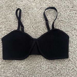 Aritzia Black Bralette